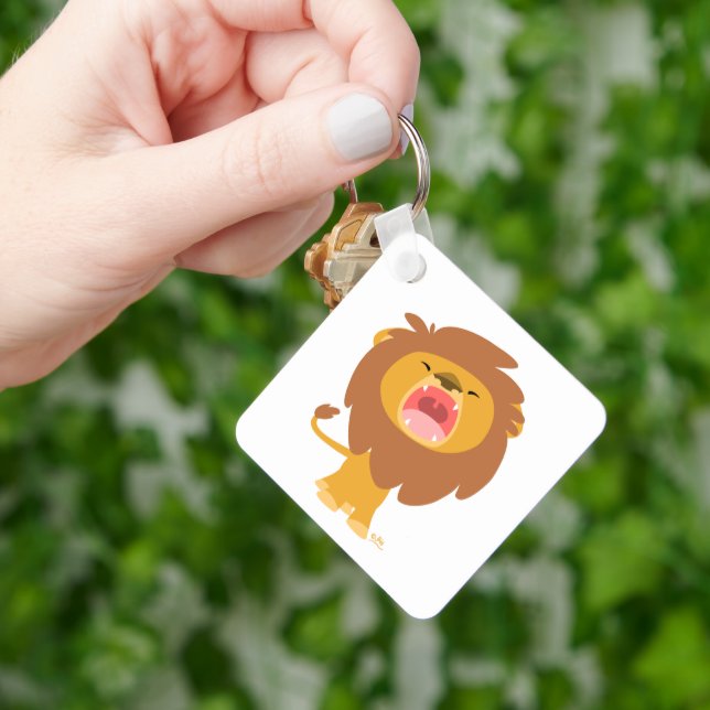 Llavero Personalizado ruidoso lindo Lion Keychain (Mano)