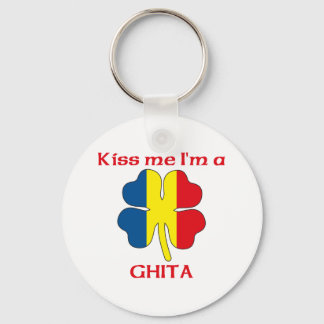 Llavero Personalizado rumano me besa soy Ghita