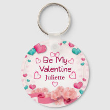 Llavero Personalizado Sé Mi San Valentín