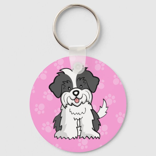 Llavero Personalizado ShihTzu Keychain (Anverso)