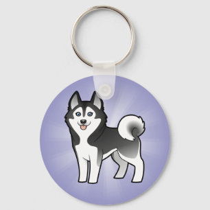 Llavero Personalizado Siberian Husky / Alaskan Malamute