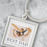 Llavero Personalizado simple de Moda moderna Mejor foto de<br><div class="desc">El diseño está compuesto por una tipografía moderna de moda con fuentes sans serif y serif.</div>