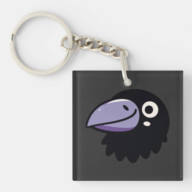 Llavero Personalizado simple Raven (Frente)