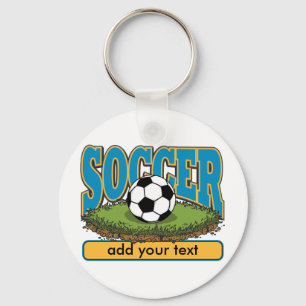 Llavero Personalizado Soccer Añadir texto