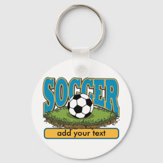 Llavero Personalizado Soccer Añadir texto