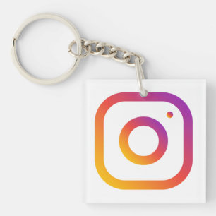 Llavero Personalizado Social Media QR Código Marketing Pro