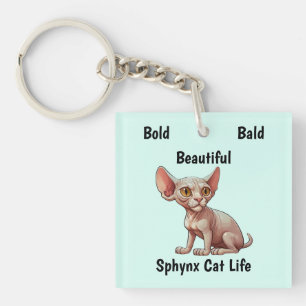 Llavero Personalizado Sphynx Cat