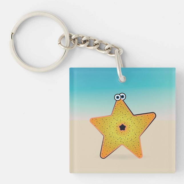 Llavero Personalizado Starfish (Frente)