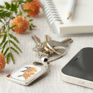 Llavero Personalizado suave Bobcat Keychain