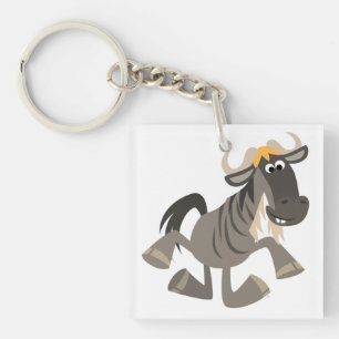 Llavero Personalizado Tap Dancing Wildebeest Acrílico Keyc