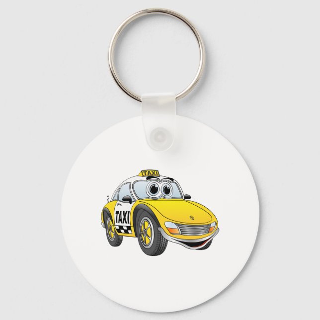 Llavero Personalizado Taxi Cab (Anverso)