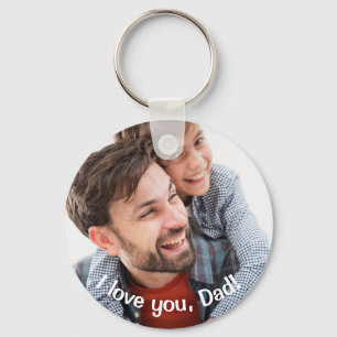 Llavero PERSONALIZADO te amo, papá Photo y Mensaje