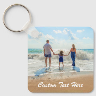 Llavero Personalizado Tecla de texto fotográfico tu diseño