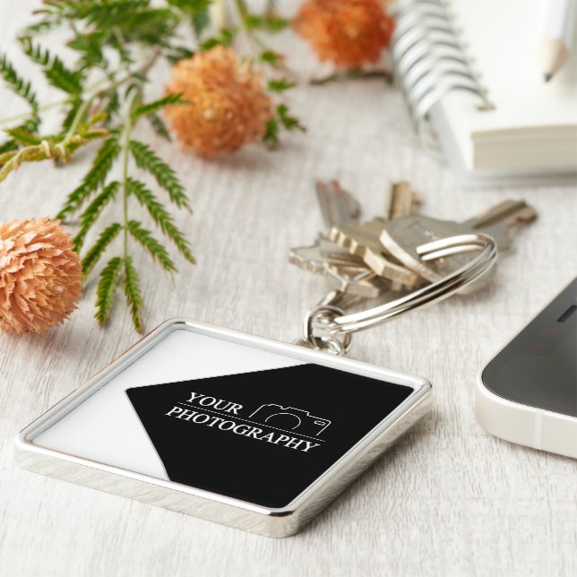 Llavero Personalizado Template Business Company Crear su p (Lado)