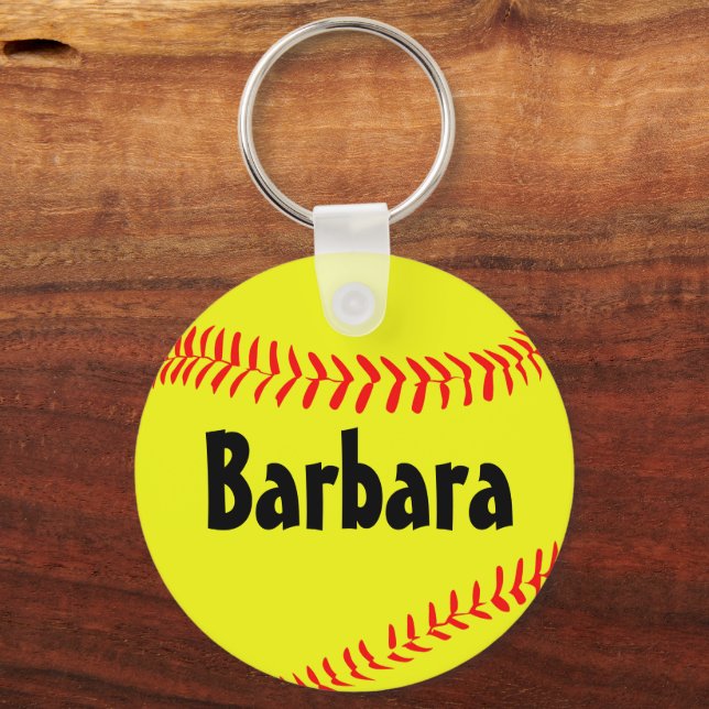 Llavero Personalizado Texto Fastpitch Software Player/Team (Anverso)