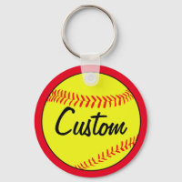 Personalizado Texto Rojo Fastpitch Equipo de Softb