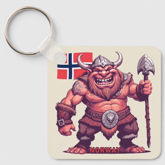 Llavero Personalizado Textos Troll noruego (Anverso)