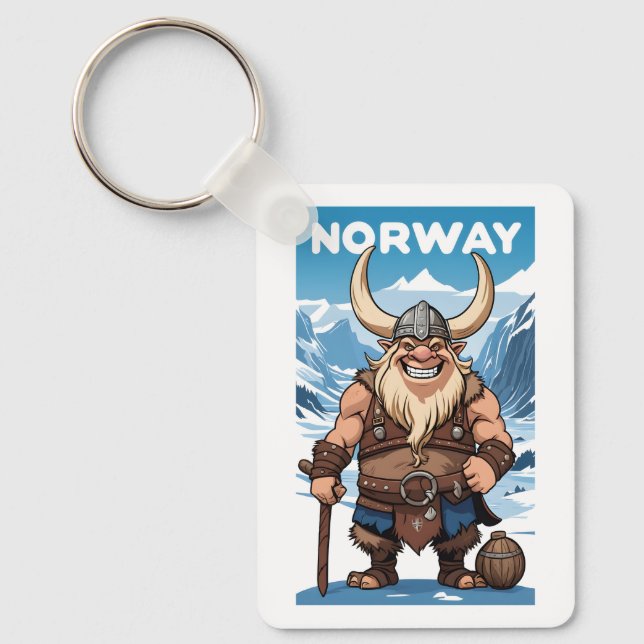 Llavero Personalizado Textos Troll noruego (Anverso)