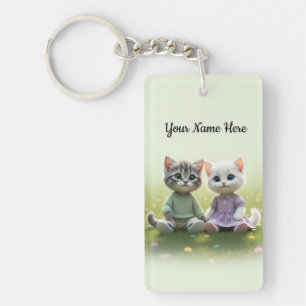 Llavero Personalizado Tom & Luna, Nombre Personali