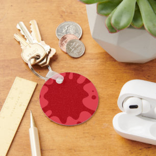 Llavero personalizado Tomato Red Splash