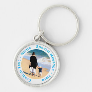 Llavero Personalizado tu cadena fotográfica con texto pers