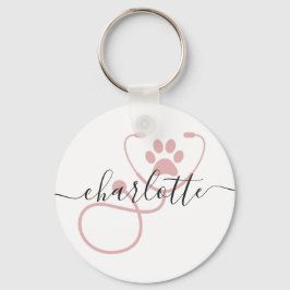 Llavero Personalizado Veterinaria Veterinaria Asistente de