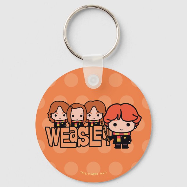 Llavero Personalizado Weasley Siblilings Gráfico (Anverso)