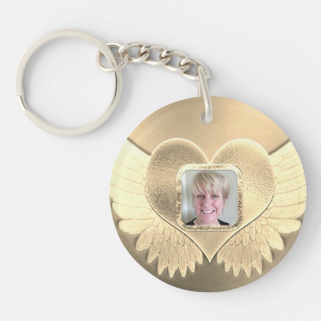 Llavero Personalizado Wings Angel Wings Añadir foto (Frente)