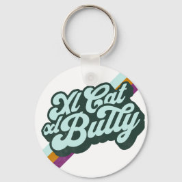 Llavero Personalizado Xl Bully Cats Retro Keychain