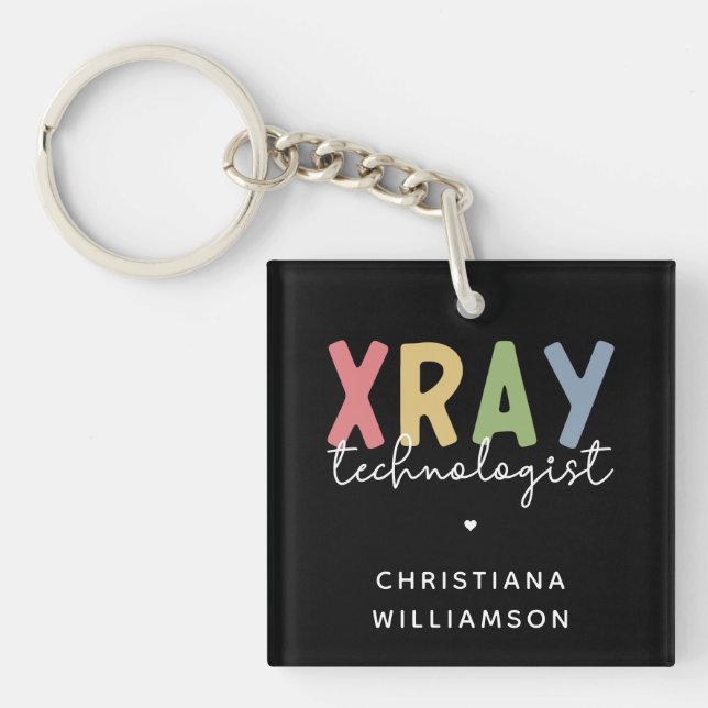 Llavero Personalizado Xray Technologist X-ray Tech Gifts (Frente)