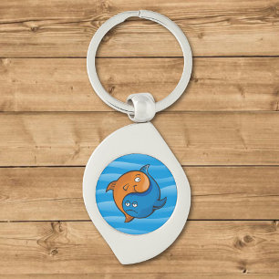 Llavero Personalizado Yin Yang Fish