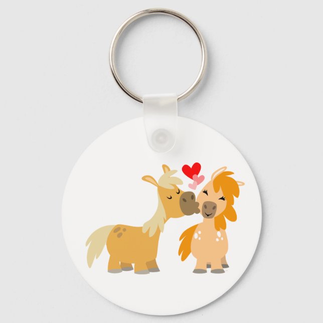 Llavero Personalizados cortos se ponen enamorados (Anverso)