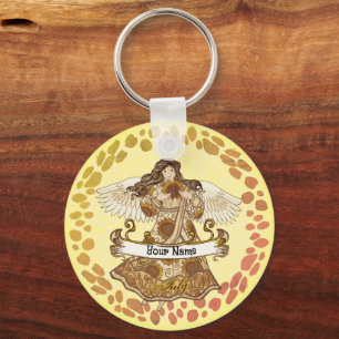 Llavero Personalizados de cumpleaños de July Birthday Ange