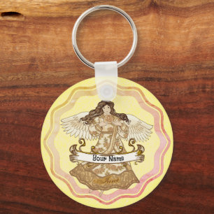 Llavero Personalizados de cumpleaños de June Birthday Ange