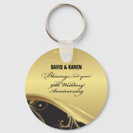 Llavero Personalizar, 50 aniversario Boda Religioso