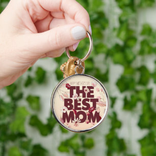 Llavero Personalizar a la mejor mamá Día de la Madre