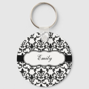 Llavero Personalizar con su nombre Damask Keychain