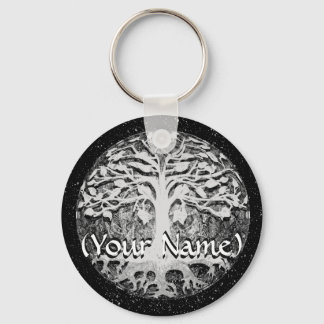 Llavero Personalizar de árbol de la fe y la esperanza de l