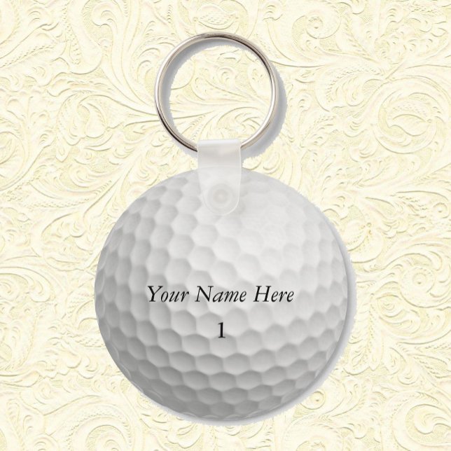 Llavero Personalizar de Keychain de Golf Ball con SU NOMBR (Subido por el creador)