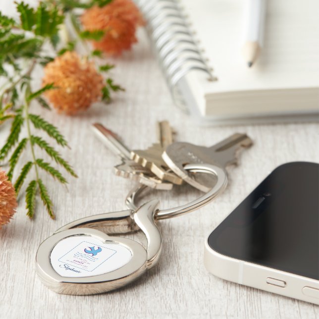 Llavero Personalizar, el bautismo de adultos se palpa en a (Lateral)
