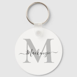 Llavero Personalizar el nombre inicial del monograma