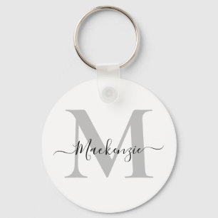 Llavero Personalizar el nombre inicial del monograma