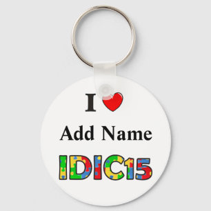 Llavero PERSONALIZAR IDIC15 Keychain I Love