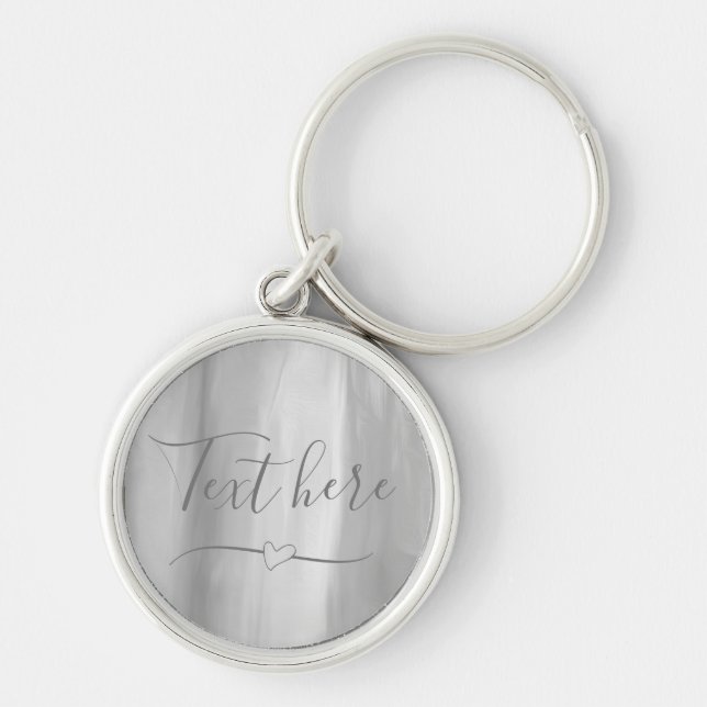 Llavero Personalizar la cadena de teclas del botón pintado (Frente)