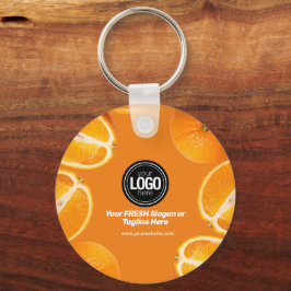 Llavero Personalizar negocio | Empresa Naranja