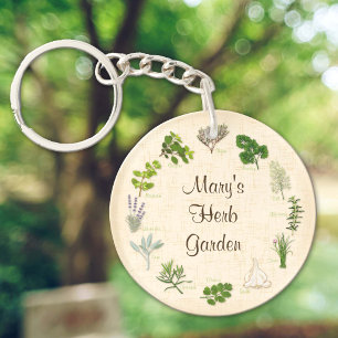 Llavero Personalizar Tu Herb Garden Keychain