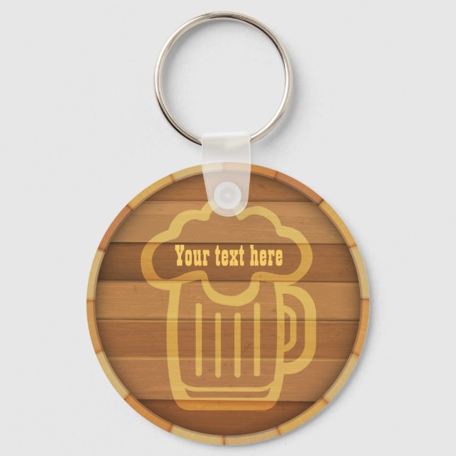 Llavero Personalizar tu Keychain Beer Keg (Anverso)