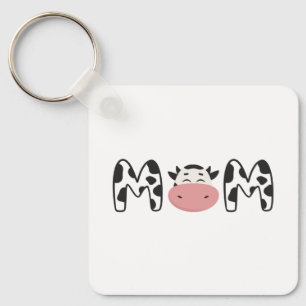 Llavero Personalizar: Vaca Mamá de la Granja de la Cumplea