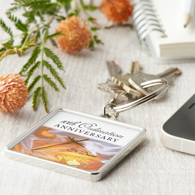 Llavero Personalize, 10° Aniversario de la Ordenación, Cro (Lado)