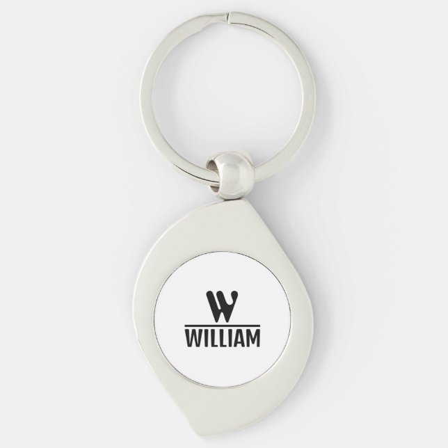 Llavero Personalize Monogram Name Keychain (Anverso)